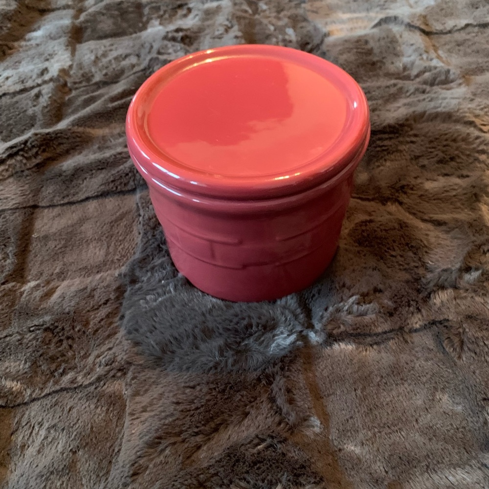 Longaberger crock with lid